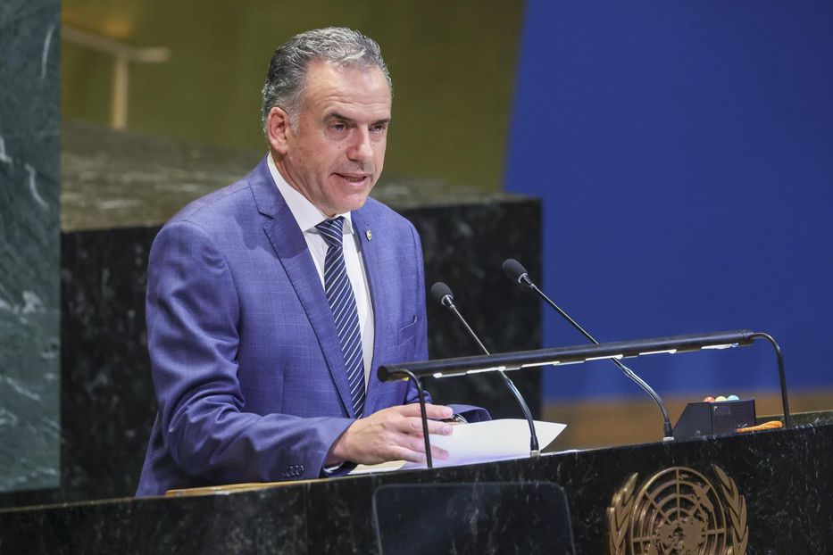 Orsi en ONU. Foto: EFE/EPA/SARAH YENESEL