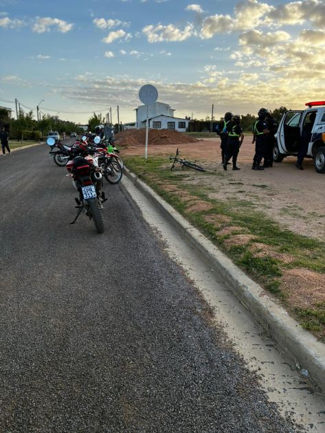 Operativo policial en Maldonado durante controles preventivos.