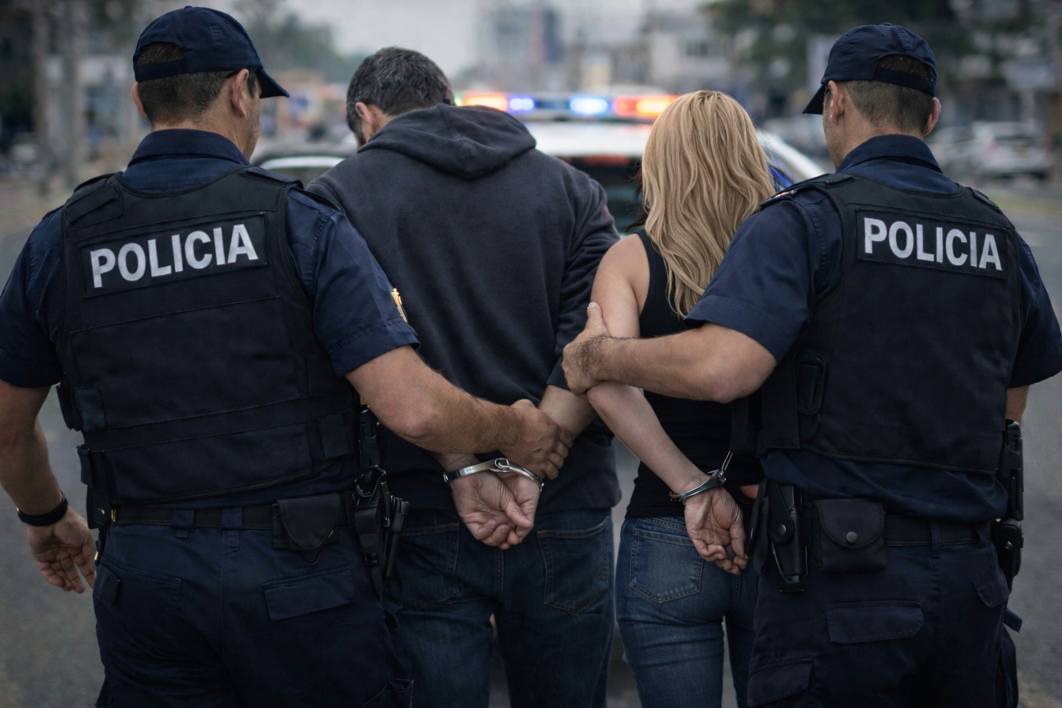 Detención de presuntos autores de rapiña en Maldonado tras operativo preventivo