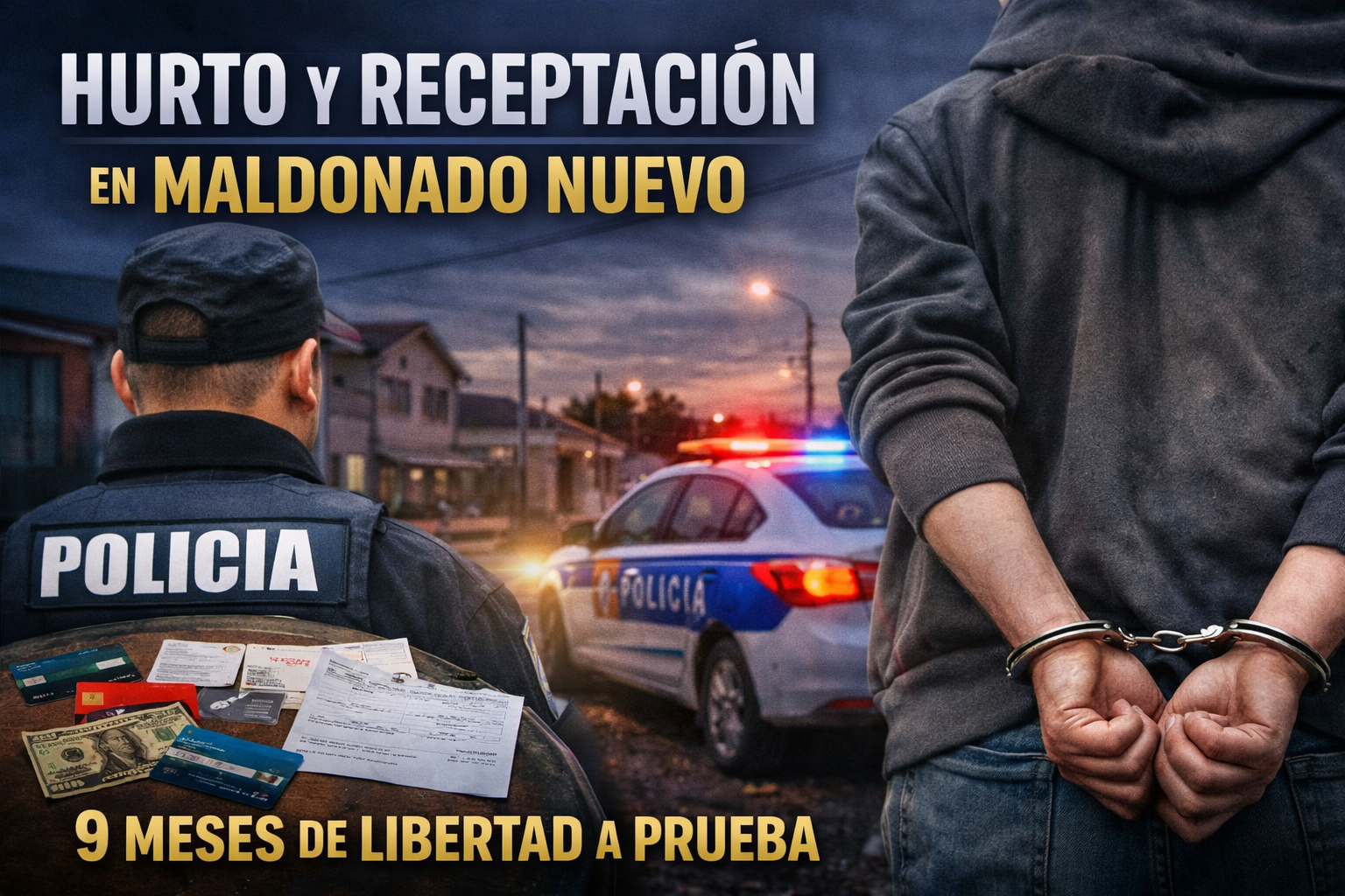 Imagen ilustrativa sobre hurto y receptación en Maldonado Nuevo