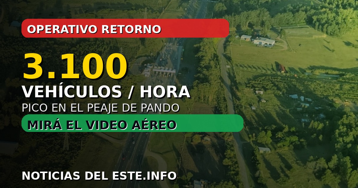 Operativo retorno de Policía Caminera con control por tierra y aire en rutas nacionales