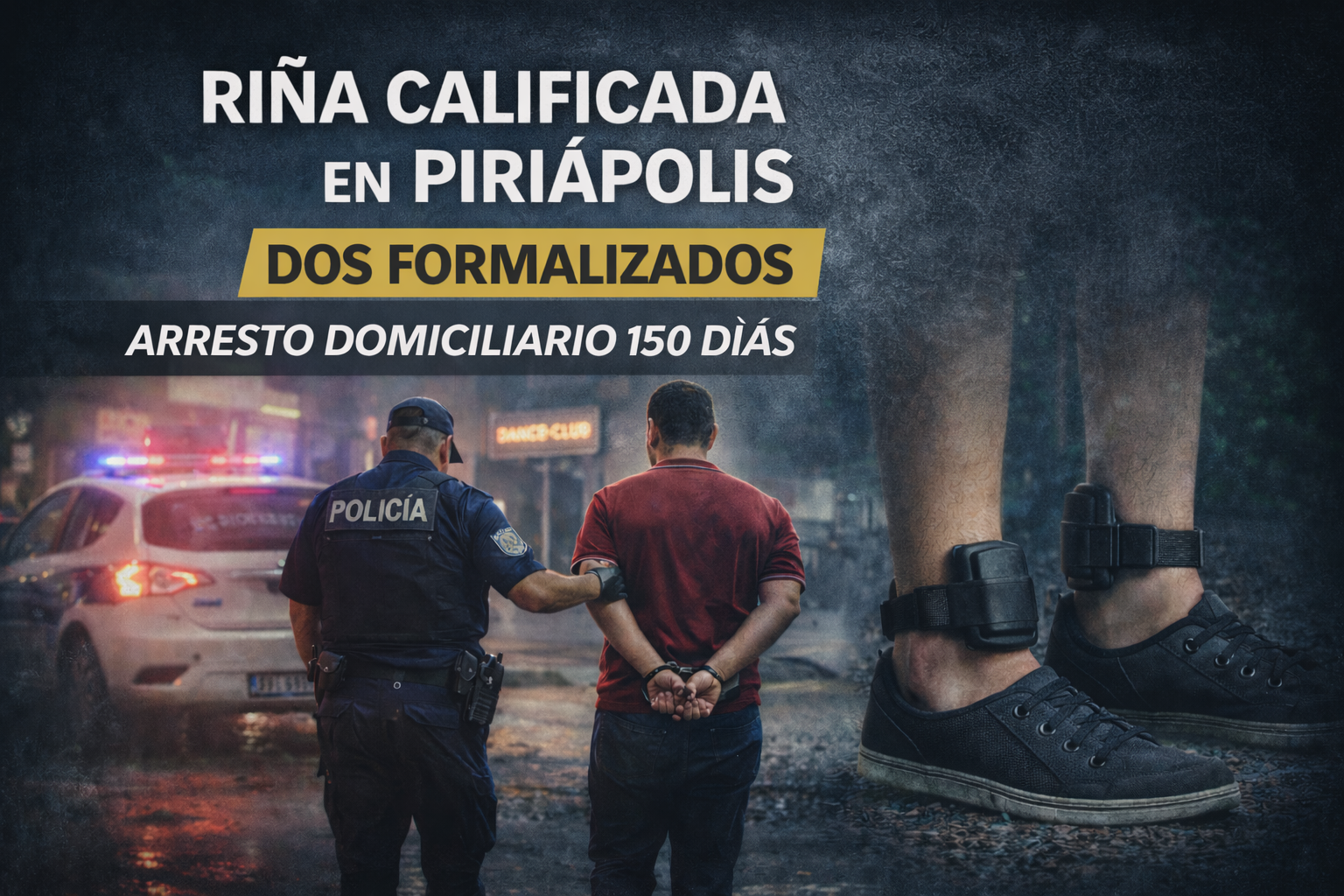 Riña calificada en Piriápolis: dos formalizados y arresto domiciliario por 150 días