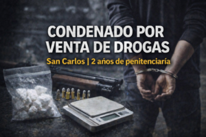 Patrullaje nocturno en San Carlos: condenaron a un joven por suministro de cocaína