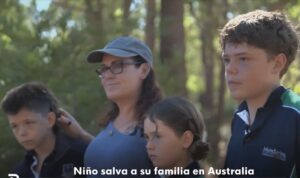 Australia: un niño nadó 4 km para pedir ayuda y salvó a su familia