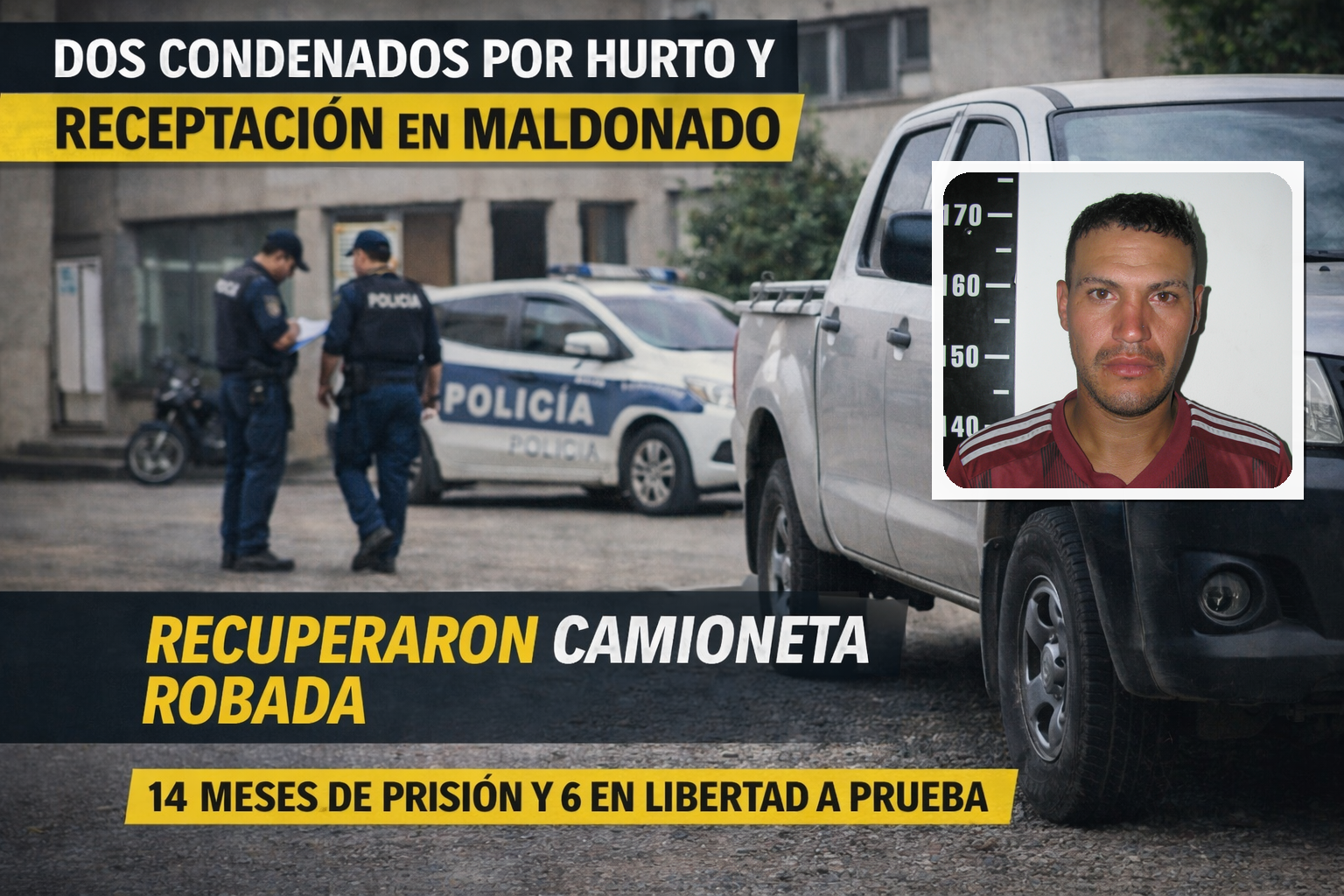 Camioneta robada recuperada en Maldonado tras investigación en Maldonado Nuevo