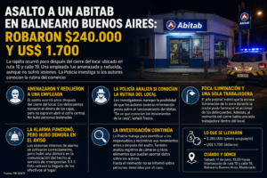 Sigue la investigación por el asalto al Abitab de Balneario Buenos Aires: robaron $240.000 y US$ 1.700