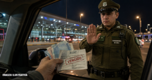 La viveza criolla: uruguayo “flojo de papeles” quiso sobornar a policías en Chile y terminó detenido