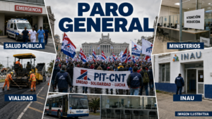 Hoy martes: paro general parcial afecta varios servicios públicos en todo el país