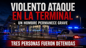 Ataque en la Terminal de Maldonado: tres detenidos y un hombre grave