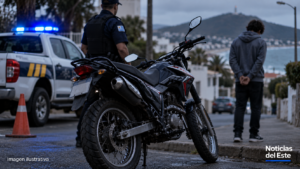 Adolescente de 15 años fue responsabilizado por el hurto de una moto en Piriápolis