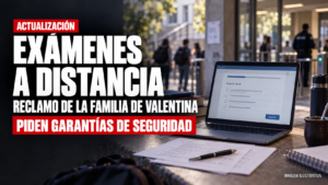 Familia de Valentina Cancela pide que Santino Gandini rinda los exámenes a distancia
