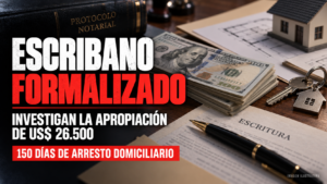Escribano fue formalizado por apropiación indebida de US$ 26.500 en una compraventa en José Ignacio